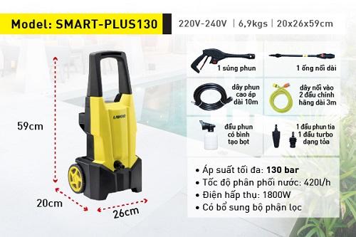 máy rửa xe lavor smart plus 130