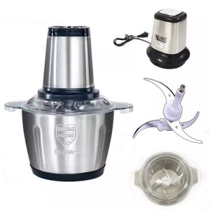 Máy xay thit đa năng 2L Mhome cổi inox