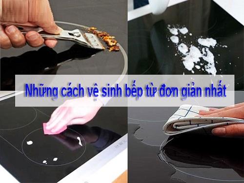 vệ sinh bếp từ