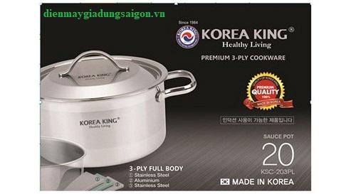 bộ nồi inox korea king