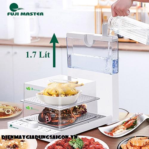 máy hấp 3 tầng fuji master