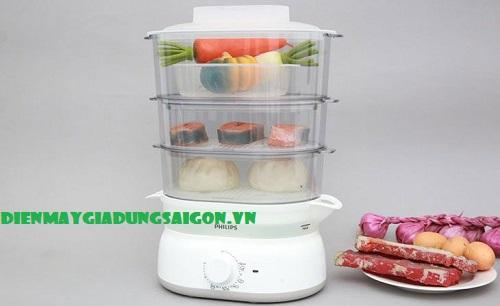 máy hấp 3 tầng gấp gọn