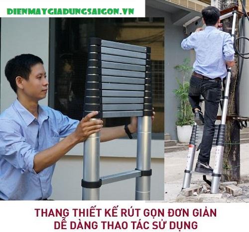 thang nhôm rút gọn đơn advindeq