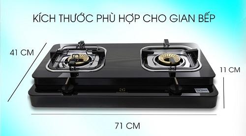 kích thước bếp ga dương