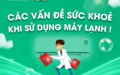 Vấn đề sức khoẻ khi sử dùng máy lạnh