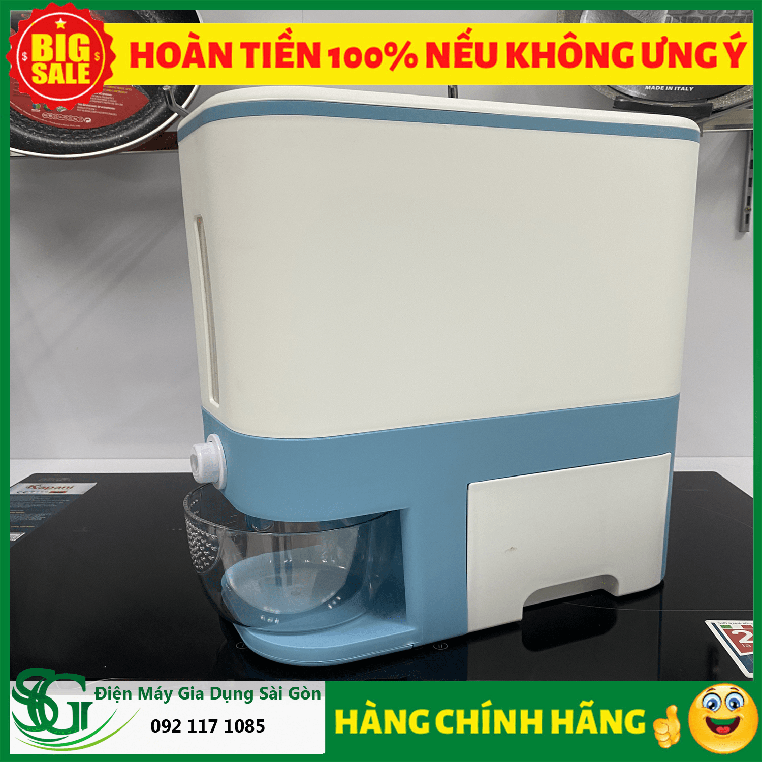 Thùng đựng gạo thông minh ROYAL CARE 6068 – 12Kg