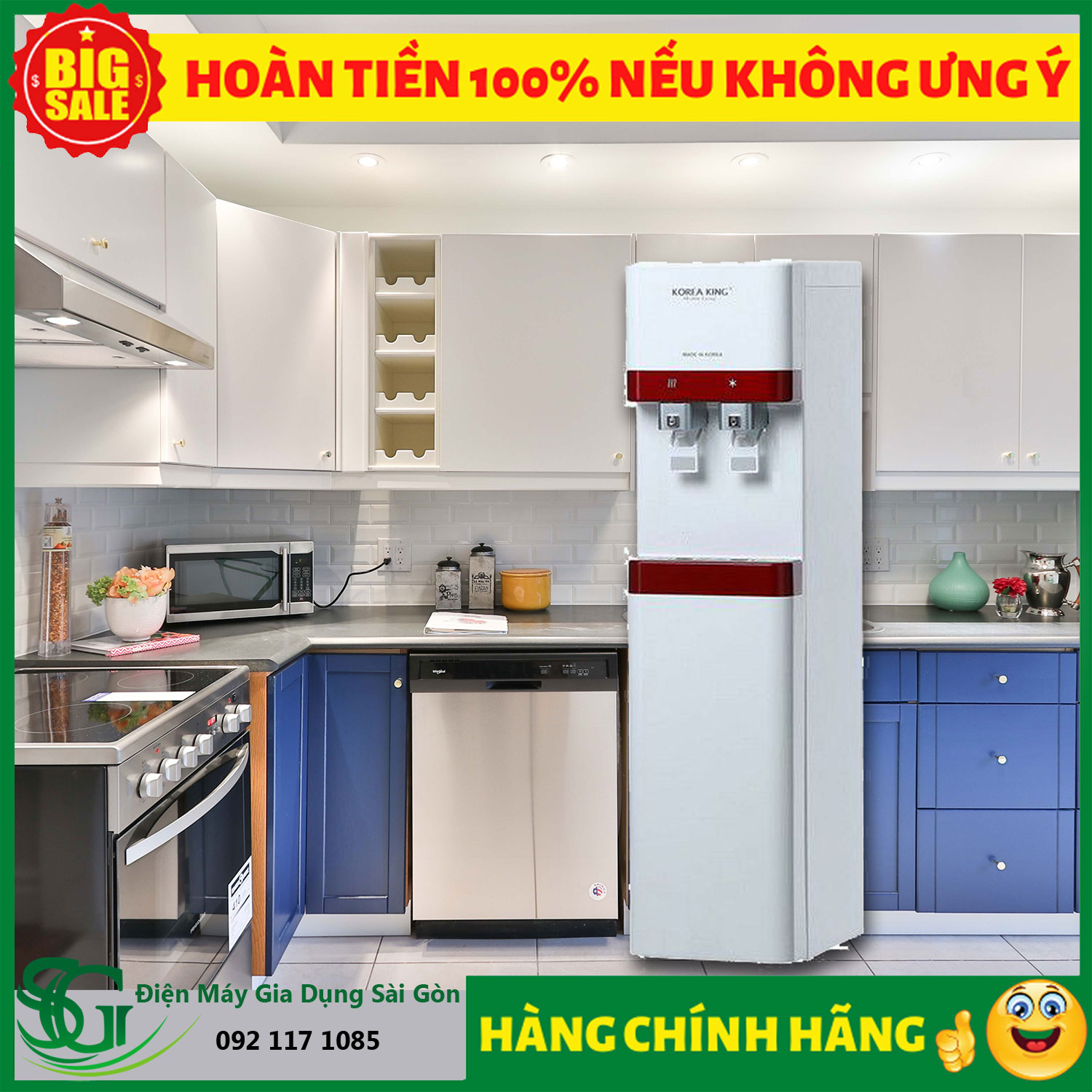 May loc nuoc nong lanh Korea King KWP UF