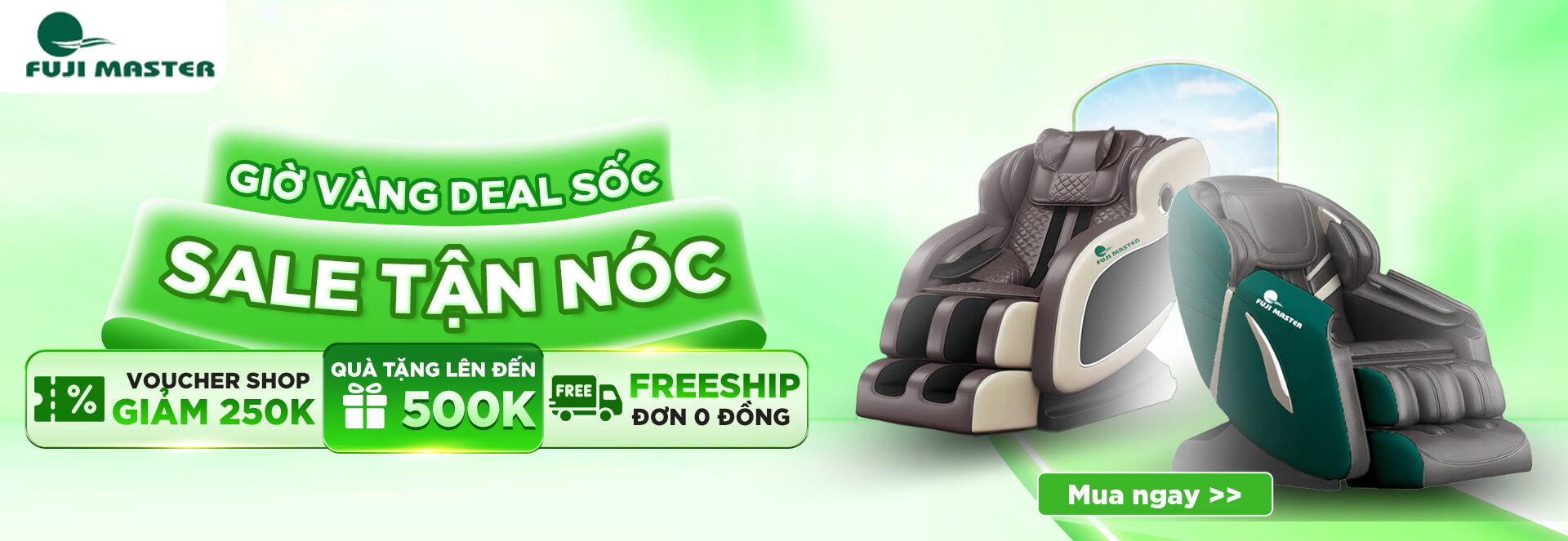 Giờ vàng deal sốc sale tận nóc Fuji Master