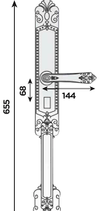 Khóa cửa vân tay Hubert HB DS77 COPPER - Siêu phẩm sang trọng, bảo mật tuyệt đối