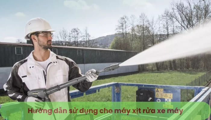 Hướng dẫn sử dụng cho máy xịt rửa xe